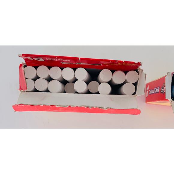 Chalkboard Chalk White Colored Cra Z Art New Opened Boxes Purple Red Yellow - Picture 3 of 6